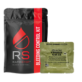 Aero Healthcare RAPIDSTOP Bleeding Control Kits - Small, Plastic Pouch - Combat Gauze